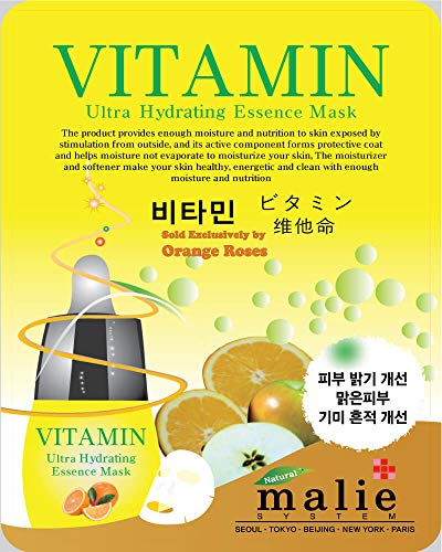 OBS Lab 30 pcs Hydrating Facial Mask Sheets - Moisturizing Korean Skin Care Variety Pack