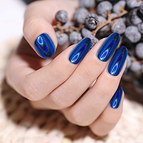 Multicolor Chrome Nail Powder Set - 36 Jars Metallic Mirror & Holographic Effect