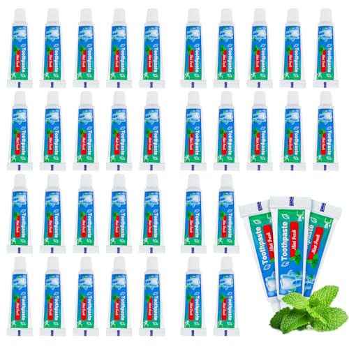 200 Pack Travel Size Toothpaste Tubes - 0.176 oz Mini Toothpaste for Hotels & Travel - Brand: HAIFOTRVA #200
