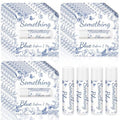 48 Pcs Something Blue Before I Do Gifts for Guests Something Blue Lip Balm Floral Wedding Party Favors Bridal Shower Travel Size Lip Balm Party Supplies for Bridesmaid Bachelorette Souvenirs