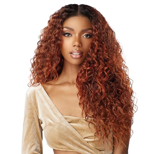 Sensationnel Butta Lace Precut Wig Unit 4 CopperRed Glueless Synthetic Hair