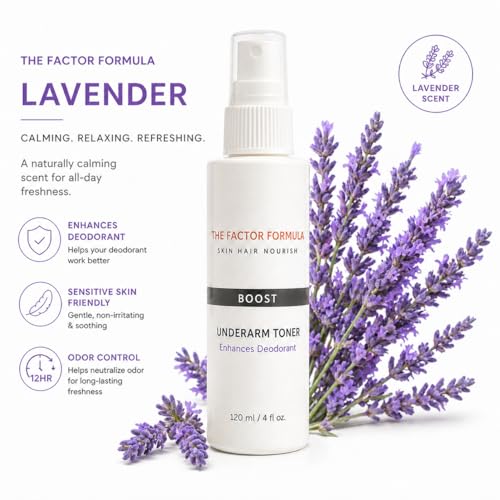 Underarm Toner for Odor Control & Skin Soothing - Natural Deodorant Primer