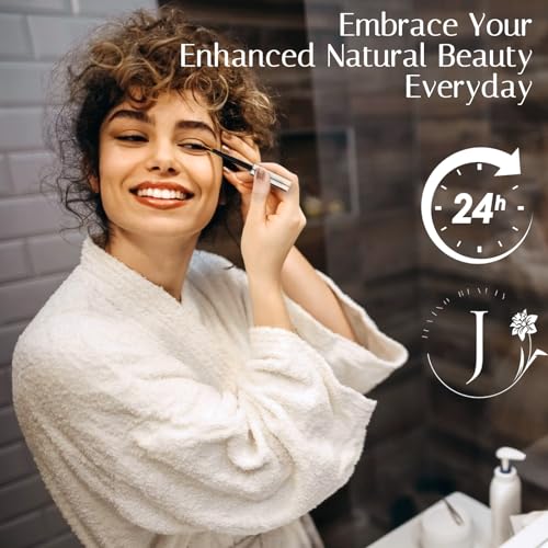 Eyelash Growth Serum for Lash Enhancing: 5ml Natural Power Booster Formula ? Advanced Enhancer for Thicker, Longer Lashes ? Gentle and Vegan (0.17 Fl Oz (Pack of 1), Fragrance Free)