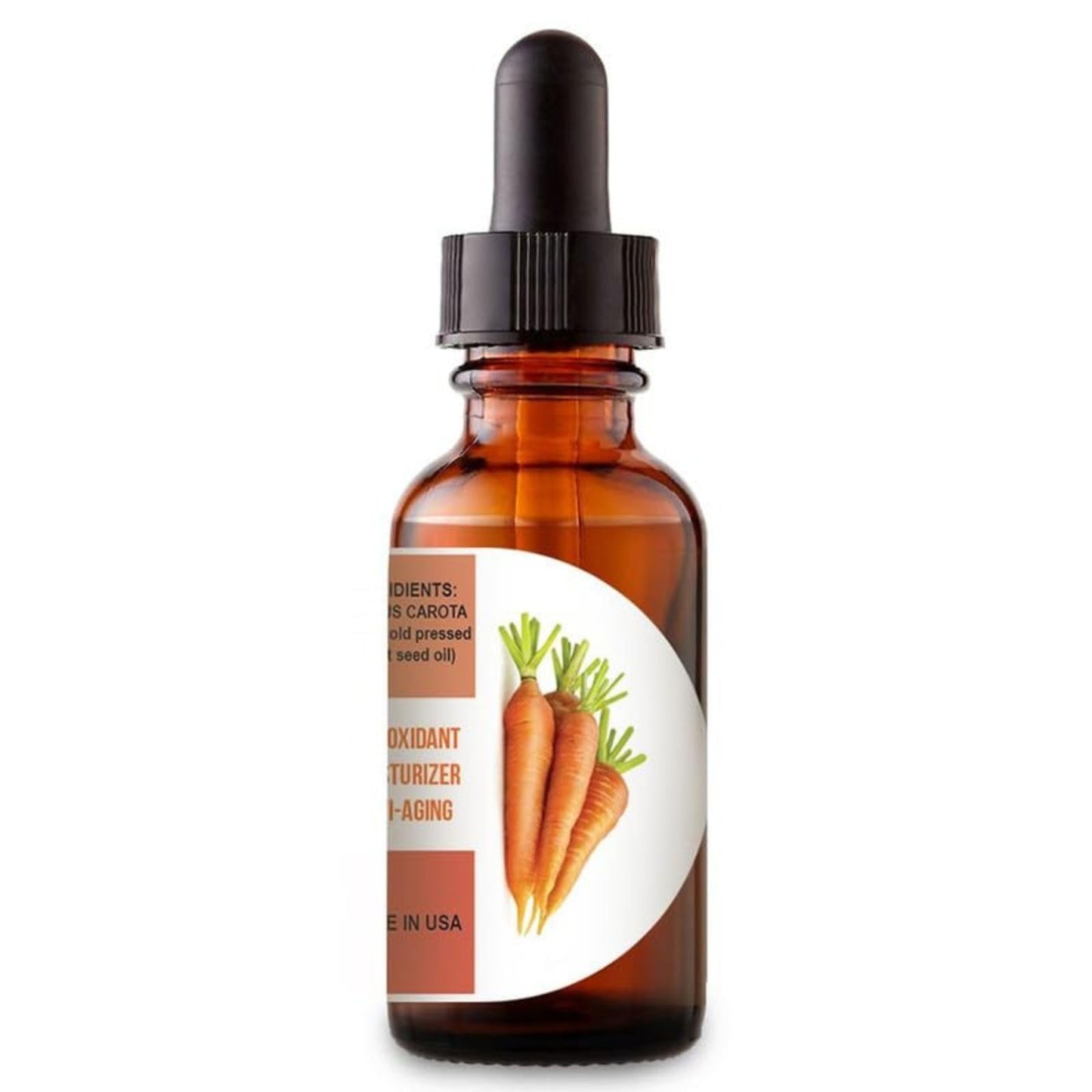 Premium Cold-Pressed Carrot Seed Oil – 100% Pure, Natural and Fresh Scented By 1000 Likes Cosmetics - Nourishing Oil for Hair, Skin & Face - Hydrating & Rejuvenating - Dropper Bottle Included