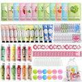 108 PCS Spa Party Supplies for Girls, Include Facial Masks, Lip Balms, Eye Patches, Hand Creams...Spa Kit for Sleepover & Slumber Party, Birthday Valentines Day Gift for Women, Spa Party Favors
