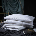 White Adjustable Goose Feather Pillow King Size - 3-in-1 Sleep Support