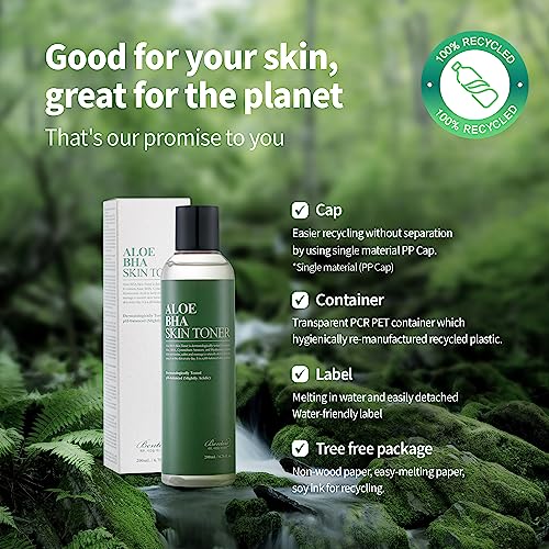 BENTON Aloe Skin Toner - Hydrating Face Toner for Oily & Dry Skin (6.76 fl. oz. / 200ml)