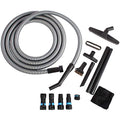 20 Ft. Commercial-Grade Vacuum Hose with Multi-Brand Dust Collection Adapter Set