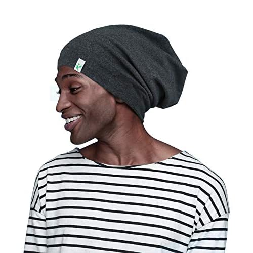 Sleep Cap-2Pcs Designed for Men with Natural Curly Wave Hair Satin Lined,Gifts for Boyfriend,Husband & Dad,