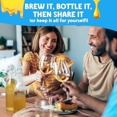 Blue Ox Brewing Deluxe Mead Making Kit with Bottles & Hydrometer - Bue Variation