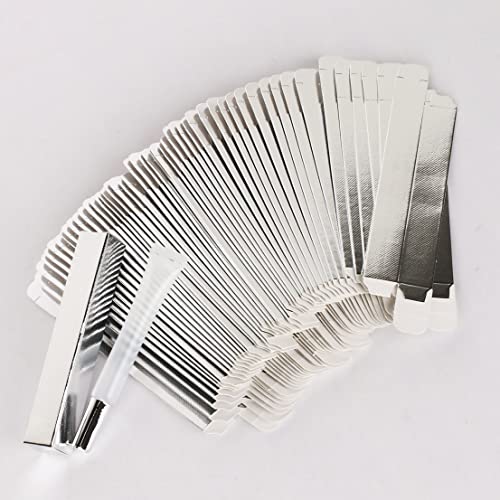 COSIDEA 50 pcs small silver Kraft paper box 22 * 22 * 137 paper packing box for lip gloss mascara