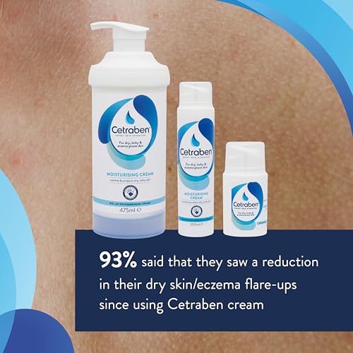 Cetraben Moisturizing Cream 200ml for Dry Eczema-Prone Skin - 6.8 Fl Oz