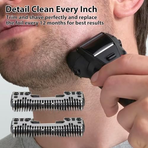 Men's Beard Trimmer Replacement Inner and Foil Blades for Panasonic ES-RT51 - WES9064PC/WES9085PC