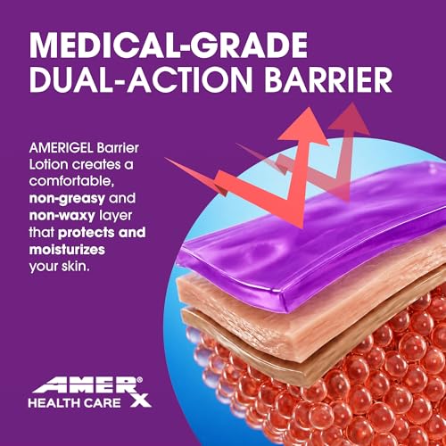 Amerigel Barrier Lotion 6 oz Skin Protectant for Chafed, Cracked Skin — Pack of 1