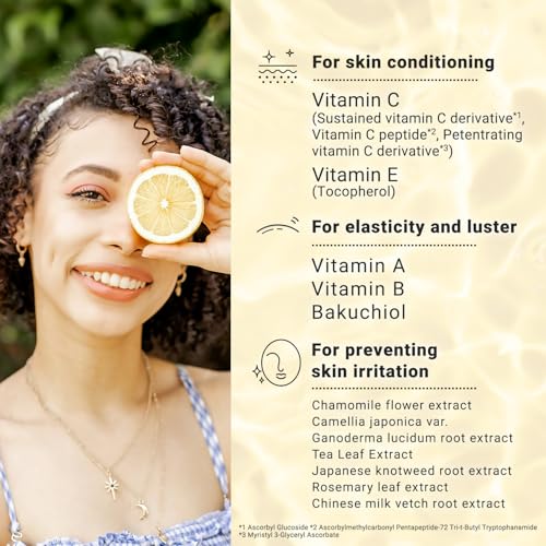 Lululun 7 Sheet Vitamin C Face Masks Skincare for Women & Men, Daily Face Mask Sheet for Pore Firming & Dull Skin, Facial Mask Sheet with 7 Herbs, Japanese Sheet Masks with 7+1 Vitamin Complex HYDRA V