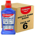 Colgate Peroxyl Mouth Sore Rinse 16.9 Fl Oz Pack of 6 - Antiseptic Oral Healing