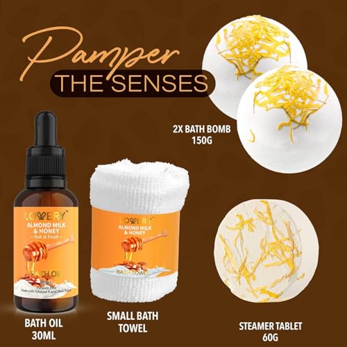 Luxury 10-Piece Self-Care Spa Gift Set with Bath Bombs & Body Products for Women