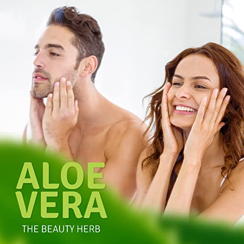Aloe Vera Skin Gel 8oz - Organic Whole Leaf Aloe with Vitamins for Face & Body - Variation: Aloe Vera 8 Ounce