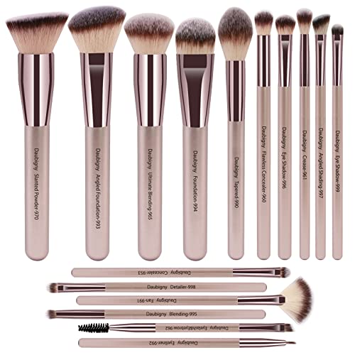 Daubigny Pro Makeup Brushes And Flawless Foundation Brush