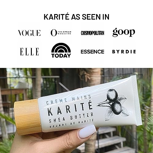 Karit? Nourishing Hand Cream & Lip Balm Travel Collection - Shea Butter, Organic Jojoba & Rosehip Oil Blend - Bliss for Dry Lips & Hands - Intense Hydration, Cruelty-Free, Hypoallergenic Vegan Lip & H