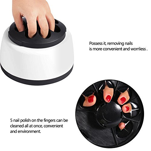 Steam Nail Polish Remover Machine, 36W Electric Portable Nail Steamer Steam Off Gel Nail Removal Machine for Home Gel Polish