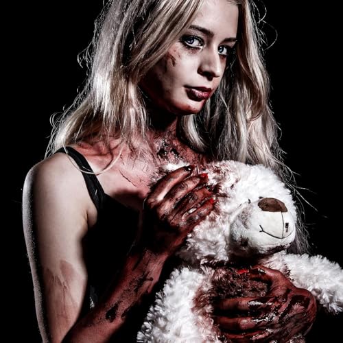 Scab Blood, Clotted Blood with 1 Sponge Makeup Kit for Halloween, Carnival, Parties, Cosplay, Vampire, Zombie