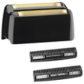 FX3 Shaver Replacement Head Compatible with BaByliss Pro FX3 Foil Shaver, Hypoallergenic Gold Foil, Black