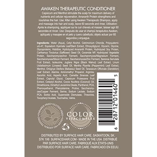 Surface Hair - Awaken Therapeutic Conditioner ? Natural Ingredients for Thinning Hair and a Healthy Scalp