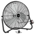 Lasko 20-Inch High Velocity Wall Mount & Floor Fan Black Silver - Versatile Cooling