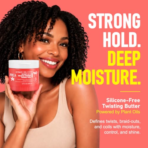 JBCA Twisting Butter for Natural Hair - 12 oz Twist & Braid Styling Cream - Variation of THIS listing