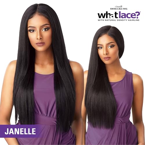 Sensationnel Lace Front Wig - 13x6 Janelle 1B Natural Synthetic Hair