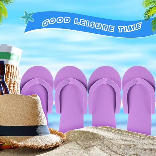 JenPen Disposable Spa Pedicure Slippers - Purple, 60 Pairs