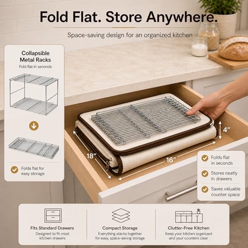 CasaChic Large 2-Story Bread Proofing Box with Temperature & Humidity Control