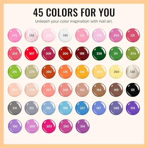 Gel Nail Polish Kit with Nail Drill UV Lamp and Decoration - Candy Pearl Variation