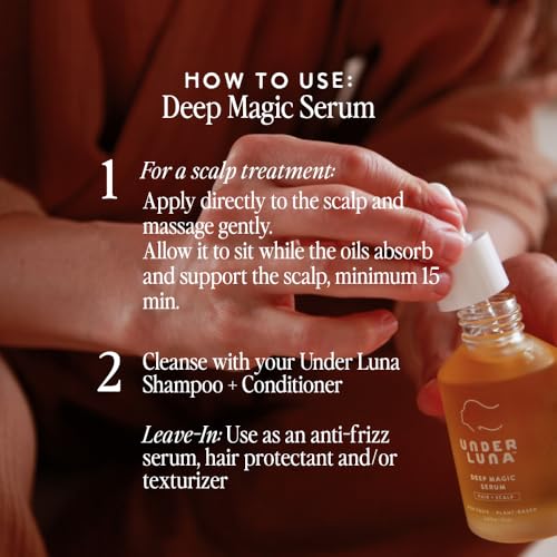 Deep Magic Targeted Scalp & Hair Treatment Serum - Vegan, Silicone-Free, 2 fl oz