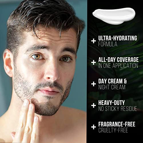 RUGGED & DAPPER Hydration Daily Face Moisturizer and Night Cream Bundle