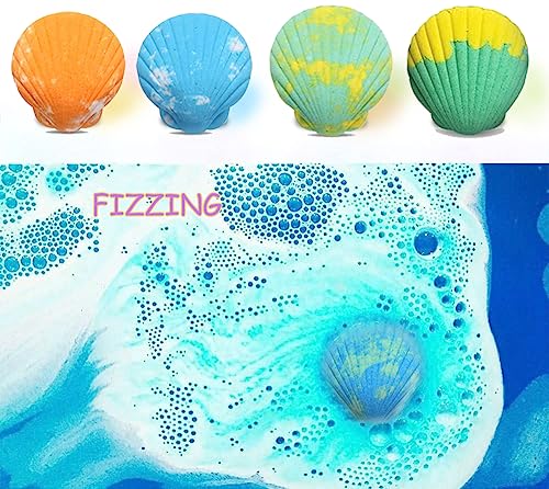 Blue Kids Bath Bombs with Surprise Marine Animals - 20 Pack, 1 Ounce Each, Gift Set