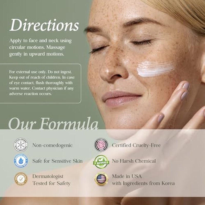 CLARA'S NEW YORK | Vegan Hyaluronic Acid Facial Cream | with Panthenol, Shea Butter | Intense Hydration Moisture Enhancing Smooth, Plump, Rich | Non-sticky, Fast-absorbing Formula | 50ml MADE IN US