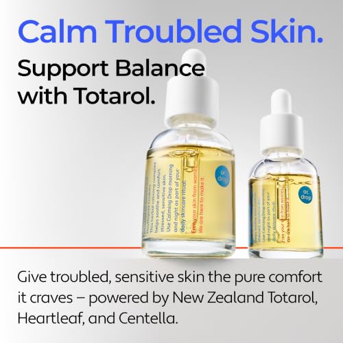 Calming Facial Serum for Sensitive Skin - Korean Skincare 1 Fl Oz