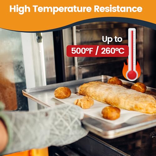 12 Pack Half Size Aluminum Baking Sheet Pans - 18x13 Inch, Non-Stick, Oven Safe
