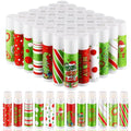 Stylish Maxcheck 48 Pcs Lime Green Christmas Lip Balm Bulk Holiday Gifts