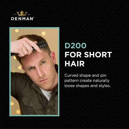 Denman Jack Dean D200 Flexible Vent Hair Brush for Blow Drying - Black, 1 Pack