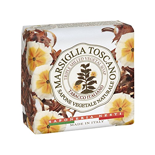 Nesti Dante Marsiglia Toscano Triple Milled Vegetal Soap, Tabacco Italiano, 7 Ounce