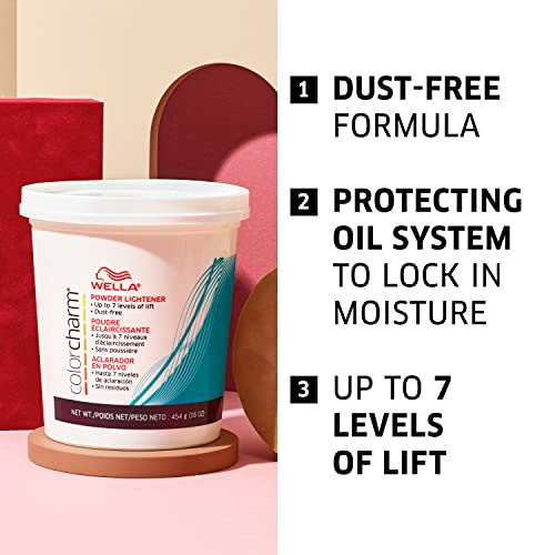 Hair Color Developer and Lightener Kit - 15.4 oz Cream Developer & Dust-Free Powder
