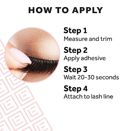 Eylure Naturals No. 031 Reusable Eyelashes, Adhesive Included, 1 Pair (Pack of 3)