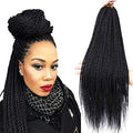 NAYOO Senegalese Twist Crochet Hair 22 Inch 8 Pack for Black Women, Hot Water Curlable, 1B