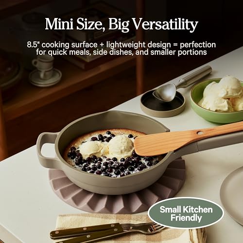 Our Place Mini Always Pan 8.5 Inch Ceramic Nonstick Cookware with Steam Variation