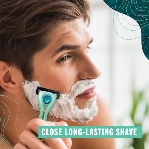 Preserve POPi Shave 5 Blade Razor Refills - Vitamin E Strip, 8 Pack (Variation of Replacement Cartridges 8ct)