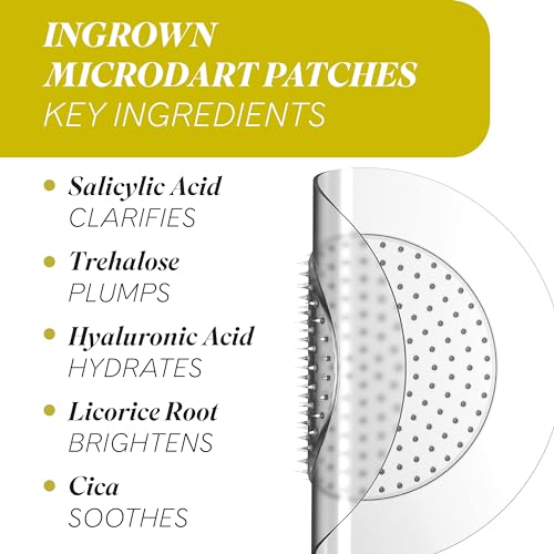 Fur Ingrown Concentrate and Microdart Patches Bundle: Smoothe, Soothe, and Treat Ingrown Hairs and Effectively Clear Up Ingrown Hair Bumps