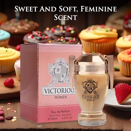 Victorious Women's Floral Fruity Perfume - Vanilla Musk Sandalwood 100ml